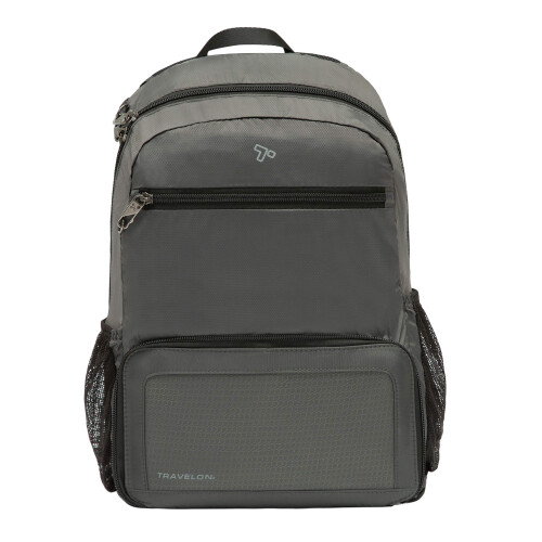 Travelon Travelon Anti-Theft Packable Backpack, Charcoal, One Size