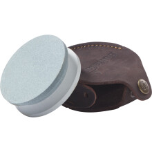 Hultafors Swedish Axe Griding Stone with Leather Pouch, Grey