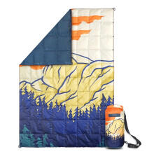 4Monster Down Blanket lightweight, Compact Outdoor Camping Blanket Super Warm, Waterproof Packable Blanket for Travel, Picnics, Camping, Hiking