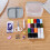 Meiiso sewing kit with case portable needle thread set 12 7