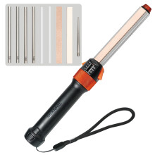 SHARPAL 210N TRANSFOROD 11-In-1 Adjustable Angle Guided Field Knife Sharpener with Monocrystalline Diamond & Ceramic Rods, Tapered Rod & Leather