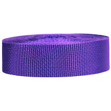 Strapworks Lightweight Polypropylene Webbing - Poly Strapping for Outdoor DIY Gear Repair, Pet Collars, Crafts ? 1.5 Inch x 25 Yards - Purple