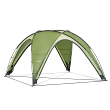 Vango Odyssey Hub Large Event Shelter with 4 Side Doors, Dome Gazebo for Garden, Camping, Beach, Strong Powerflex Poles, Sun Shelter