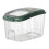 Airtight Rice Storage Container with Lid, Plastic, 4