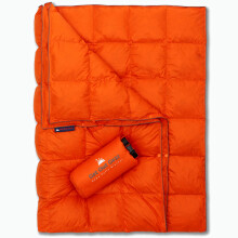 Get Out Gear Down Camping Blanket - Outdoor Lightweight Packable 650 Fill Power Down Blanket Compact Waterproof and Warm Backpacking Quilt for Camping