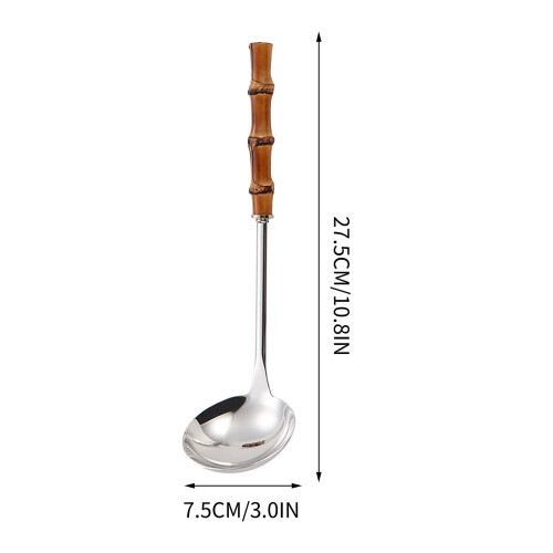 Stainless Steel Slotted Spoon with Handle 2