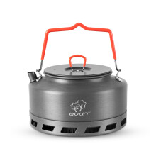 Tentock Camping Kettle 1.1L / 1.6L ? Fast Heating with Heat Exchanger, Energy-Saving Aluminum Kettle for Gas Stove, Ideal for Outdoor, Travel, RV,