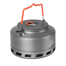 Tentock Camping Kettle 1.1L / 1.6L ? Fast Heating with Heat Exchanger, Energy-Saving Aluminum Kettle for Gas Stove, Ideal for Outdoor, Travel, RV,