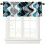 Abstract Gradient Turquoise Curtains 2-Pack 2