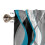 Abstract Gradient Turquoise Curtains for Living Room 6