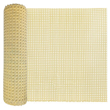 Rattan Roll 23.6"x 16.5 Feet, Cane Webbing Roll,PE Plastic Rattan Material for DIY and Furniture Upgrades, Ideal for Repairing and Updating Chairs