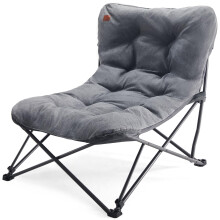 EVER ADVANCED Camping Chair Folding for Adults 6cm Padded Garden Chair Heavy Duty 180KG Luxury Camping Sofa Foldable Outdoor with High Back Portable