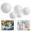 Blank Round Solid Polystyrene Foam Ball For Wedding Craft,12cm 6