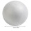 Blank Round Solid Polystyrene Foam Ball For Wedding Craft,12cm 7