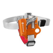NewDoar Foot Ascender Riser Rock Climbing Mountaineering Equipment Climbing Device-Orange Left