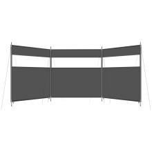 HIKEMAN Camping Windbreaks Stove Windshield ? Beach Windshield Shelter,Sunshade Screen,Outdoor Caravan Privacy Shield With Top Window,Used As Tent