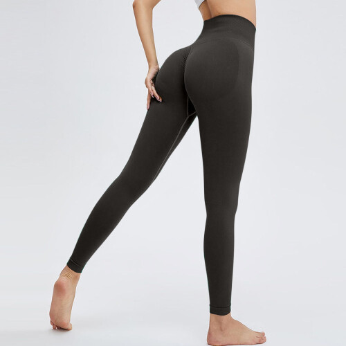 Women's fleece-lined thermal tights grey M 1