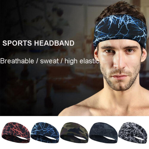 Polyester Sports Sweatband Antibacterial Breathable 1