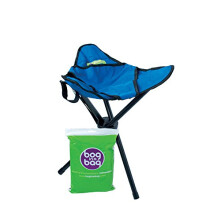 Boginabag Foldable Portable Folding Toilet/Loo suitable for Festivals, Camping, Fishing, Hiking & Treking - Bog in a Bag (STOOL + 1 PACK OF BAGS)