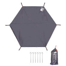 HIKEMAN Camping Tarp Tent Footprint - Multi-Purpose Waterproof Outdoor Groundsheet, Hexagon Ground Covering Mat Tent & Awning Carpet For Camping