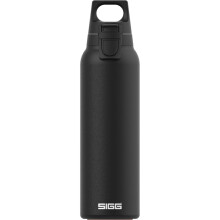SIGG - Insulated Water Bottle - Thermo Flask Hot & Cold One Light - with Fruit Strainer - Leakproof - BPA Free - 18/8 Stainless Steel - Black - 0.55L