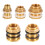 Brass Water Tank Joint with Silicone Gaskets 5 Sizes 3