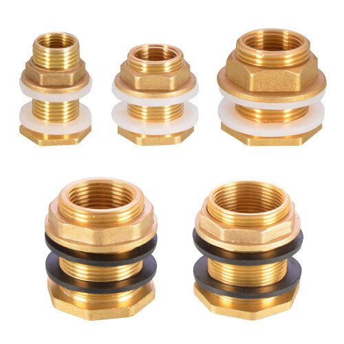 Brass Water Tank Joint with Silicone Gaskets 5 Sizes 2