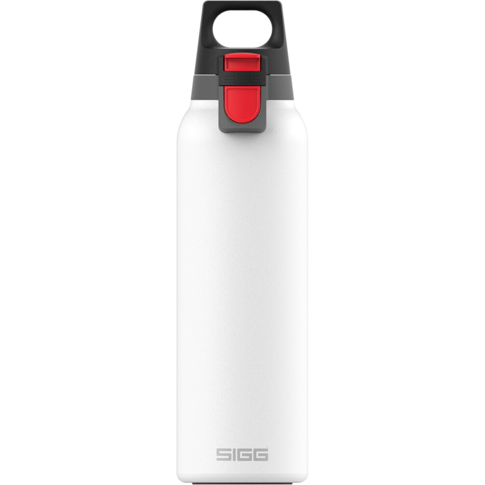 Sigg - Insulated Water Bottle - Thermo Flask Hot & Cold One Light - With Fruit Strainer - Leakproof - Bpa Free - 18/8 Stainless Steel - 0.55L White
