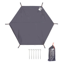 HIKEMAN Camping Tarp Tent Footprint - Multi-Purpose Waterproof Outdoor Groundsheet, Hexagon Ground Covering Mat Tent & Awning Carpet For Camping