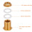 Brass Water Tank Joint with Silicone Gaskets 5 Sizes 4