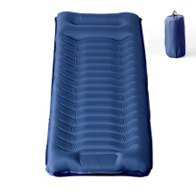 Inflatable Camping Sleeping Pad with Built-in Foot Pump 14cm Thick Waterproof & Tear-Resistant 50D Nylon Mattress Portable, Compact Air Mat for