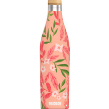 SIGG - Insulated Water Bottle - Meridian - Leakproof - Extra Slim - BPA Free - Plastic Free - Double Walled 18/8 Stainless Steel - Bamboo Screw Top -