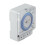 Time Relay Time Control Switch Mechanical Timer 110-230Vac 112X82X50Mm 24 Hours 50-60Hz Memory Setting Plastic 6