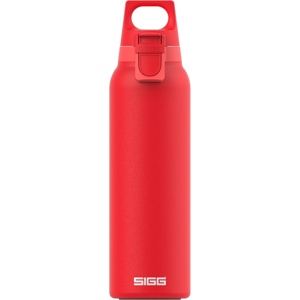 Sigg - Insulated Water Bottle - Thermo Flask Hot & Cold One Light - With Fruit Strainer - Leakproof - Bpa Free - 18/8 Stainless Steel - 0.55L Red