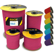 EDCX 4mm Nylon Paracord 550 30m (100 feet) | Ideal for Camping, Survival, Outdoor, Crafting, DIY | 100% Nylon Rope 4mm | Paracord 550 Type III in