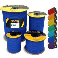 EDCX 4mm Nylon Paracord 550 30m (100 feet) | Ideal for Camping, Survival, Outdoor, Crafting, DIY | 100% Nylon Rope 4mm | Paracord 550 Type III in