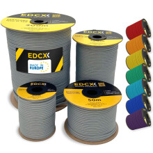 EDCX 4mm Nylon Paracord 550 30m (100 feet) | Ideal for Camping, Survival, Outdoor, Crafting, DIY | 100% Nylon Rope 4mm | Paracord 550 Type III in