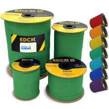 EDCX 4mm Nylon Paracord 550 30m (100 feet) | Ideal for Camping, Survival, Outdoor, Crafting, DIY | 100% Nylon Rope 4mm | Paracord 550 Type III in
