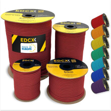 EDCX 4mm Nylon Paracord 550 30m (100 feet) | Ideal for Camping, Survival, Outdoor, Crafting, DIY | 100% Nylon Rope 4mm | Paracord 550 Type III in