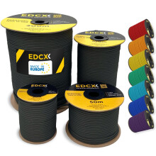 EDCX 4mm Nylon Paracord 550 30m (100 feet) | Ideal for Camping, Survival, Outdoor, Crafting, DIY | 100% Nylon Rope 4mm | Paracord 550 Type III in