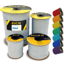 EDCX 4mm Nylon Paracord 550 50m (165 feet) | Ideal for Camping, Survival, Outdoor, Crafting, DIY | 100% Nylon Rope 4mm | Paracord 550 Type III in