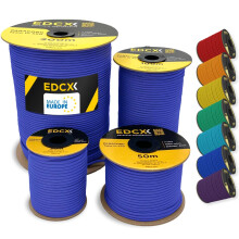 EDCX 4mm Nylon Paracord 550 30m (100 feet) | Ideal for Camping, Survival, Outdoor, Crafting, DIY | 100% Nylon Rope 4mm | Paracord 550 Type III in