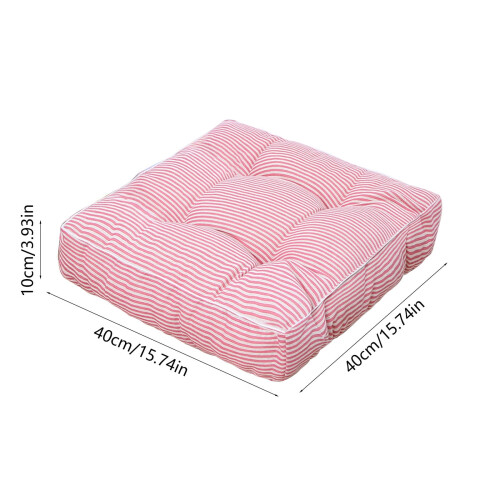 Coussin de chaise rond en polyester doux capitonné vert 40 cm 2