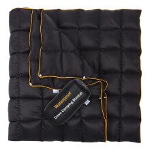 Lvkiss Waterproof Down Camping Blanket: 57.1" ? 72.8" Lightweight Packable Quilt, 20D Water-Resistant Shell, Compact & Warm for Hiking, Travel &