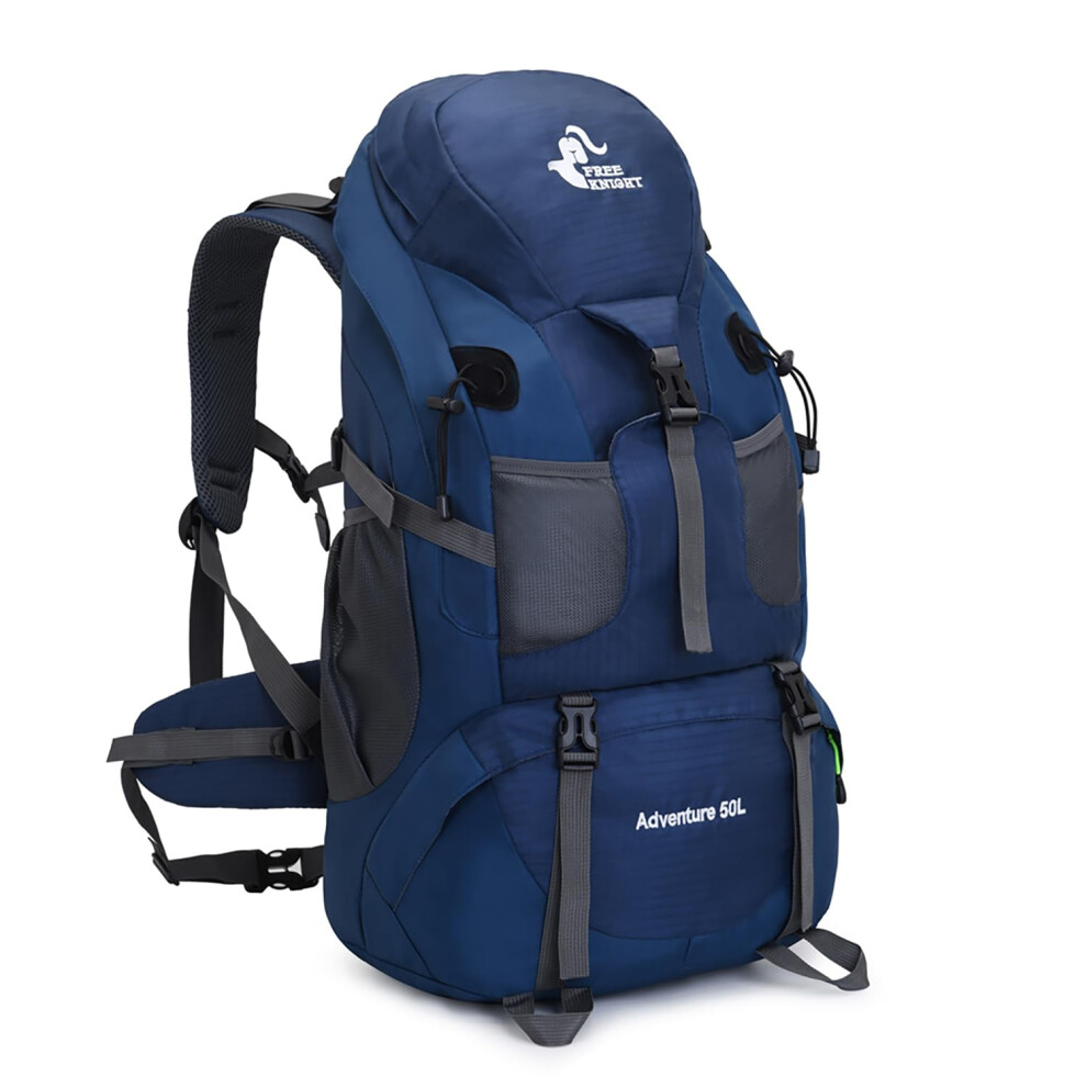 Photos - Backpack Bseash 50L Hiking , Water Resistant Lightweight Outdoor Sport Daypack Travel Bag for Camping Climbing Touring (Navy
