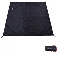 Clostnature Waterproof Tent Footprint for Camping - Ultralight Camping Tarp, Tent Groundsheet for Camping, Black Footprint for Hammock, Heavy Duty