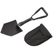 Cao Camping 3-Section Folding Shovel Black