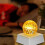 Small Trapezoidal LED Light Base Display Stand with 7 Colors Crystal Holder 12