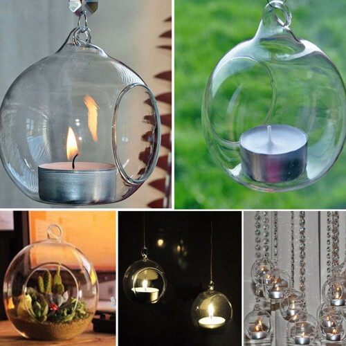 Crystal Glass Candle Holder 6 cm 2