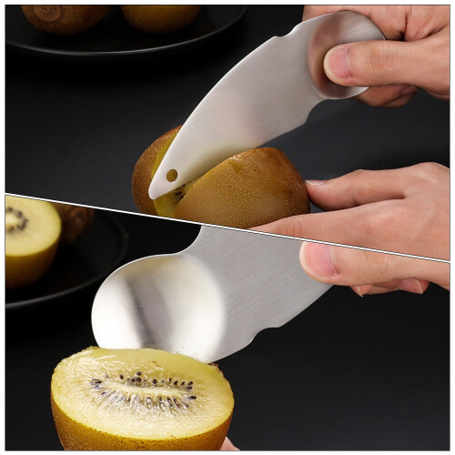 Cuillère coupe-kiwi en acier inoxydable (2 pièces) 2